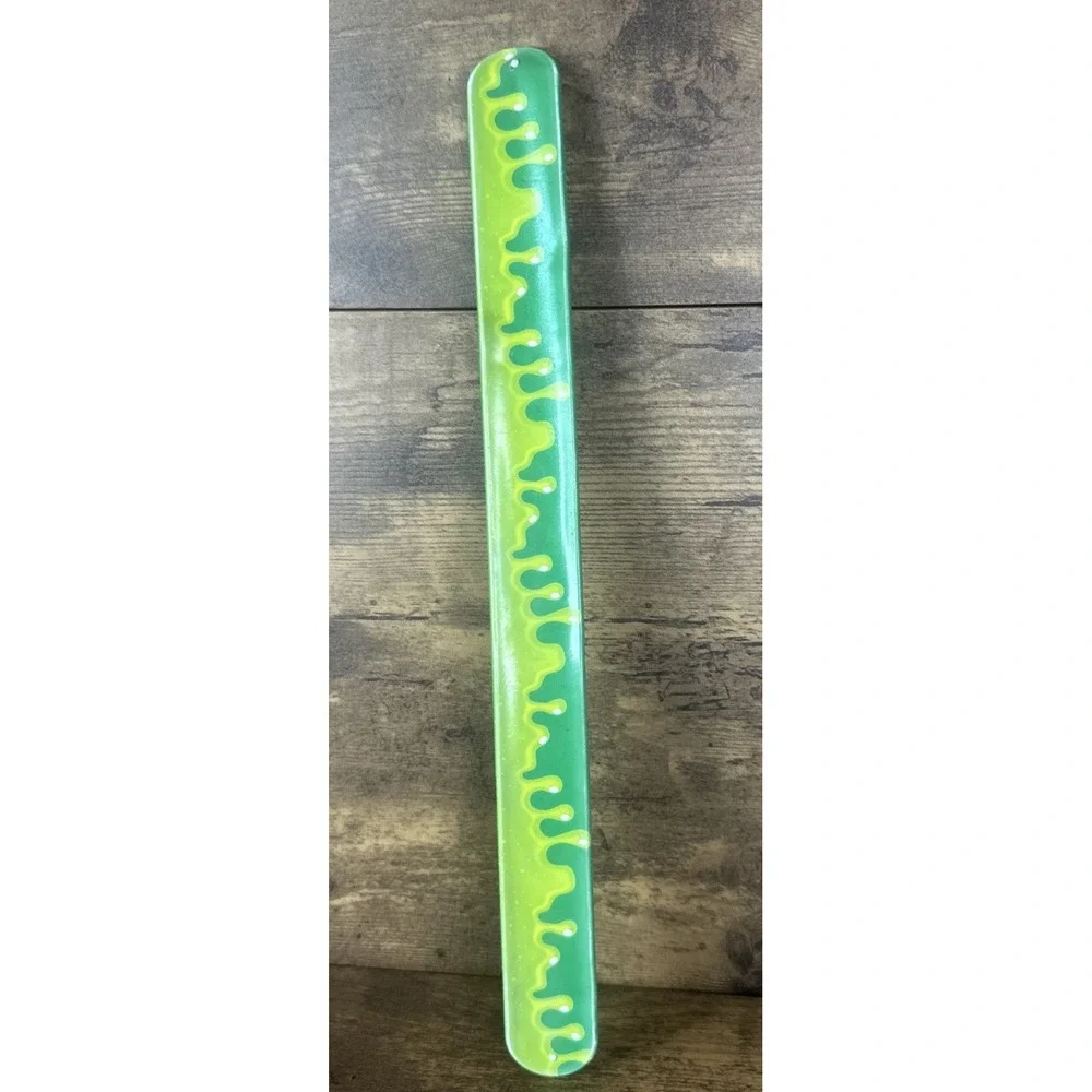Rare Slime Green Slap Bracelet 12